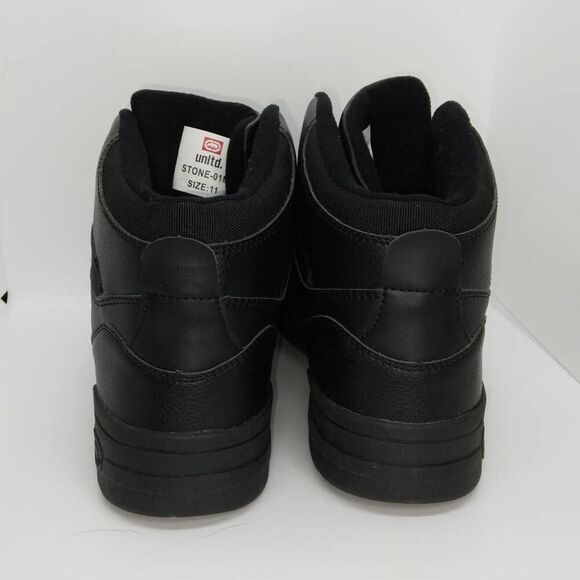 Mark Ecko Designer Mens NEW Triple Panther Black Hi Top Sneakers - sz. 11 - Picture 4 of 6